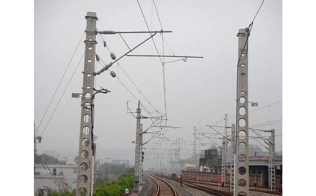 Soporte para catenaria (soporte de brida lateral)