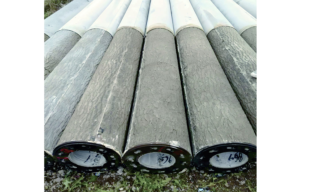 Pilote con textura de madera