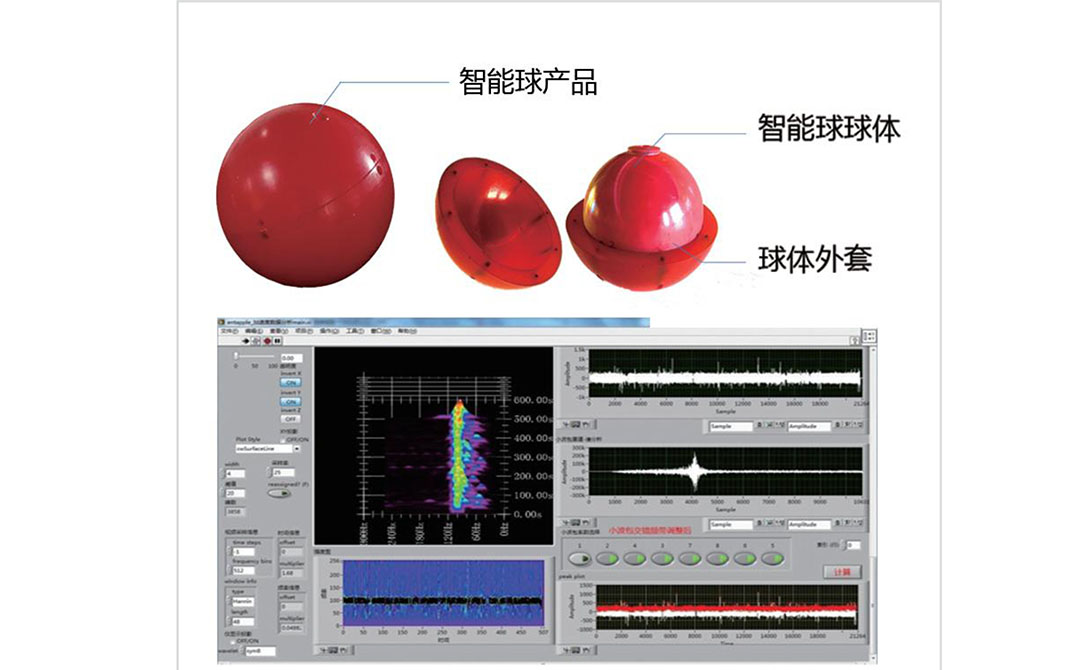 Detector interno esférico de tuberías
