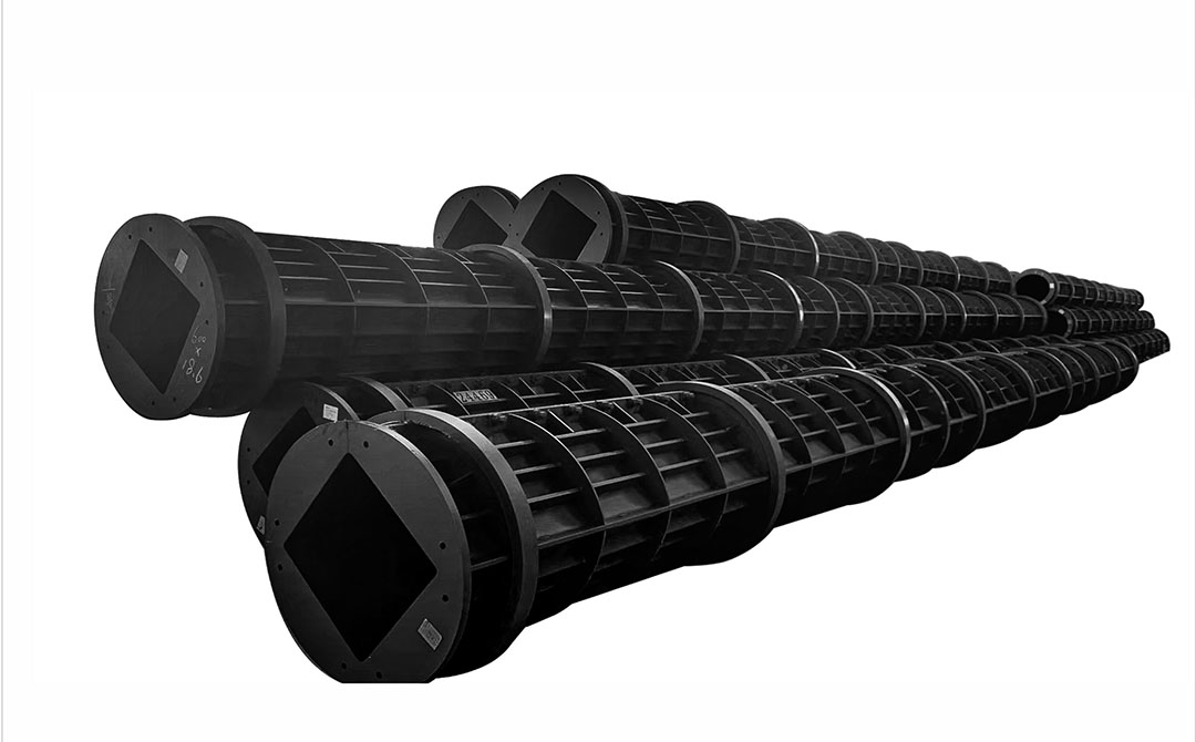 Molde de acero para prefabricados de hormigón con el método de pretensión
