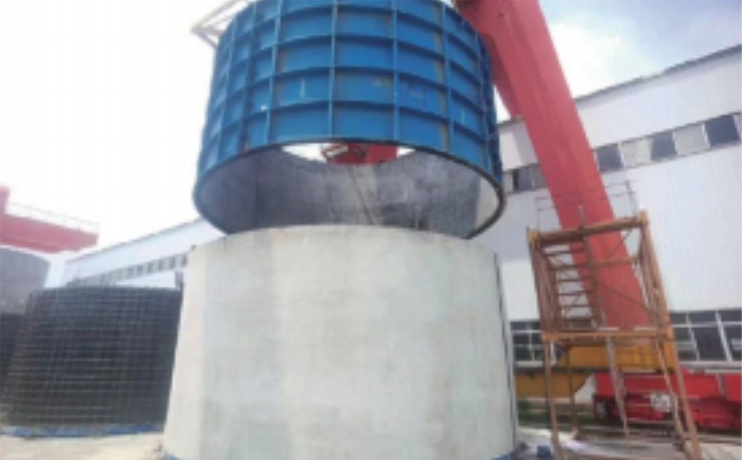 Torre eólica prefabricada de hormigón