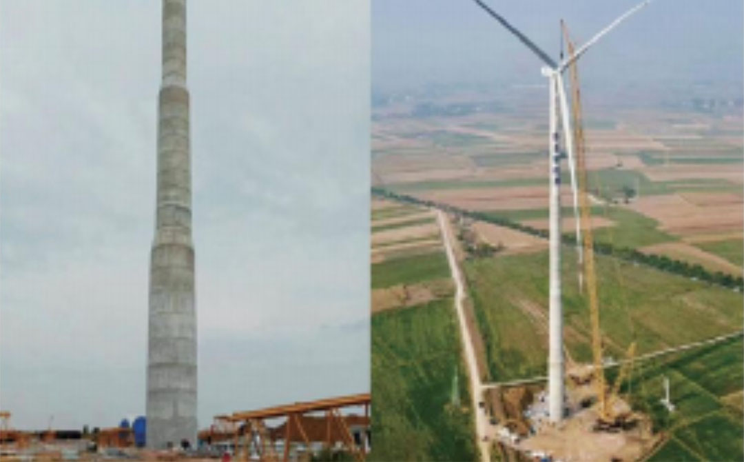 Torre eólica prefabricada de hormigón